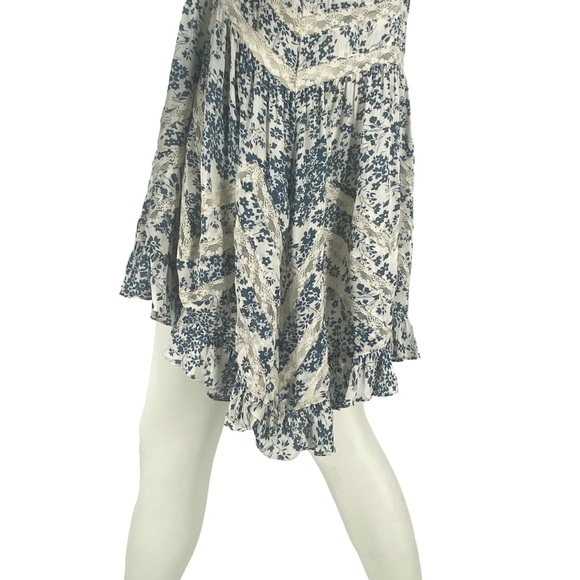 Free People Floral Trapeze Slip in Ivory Small - Picture 8 of 13